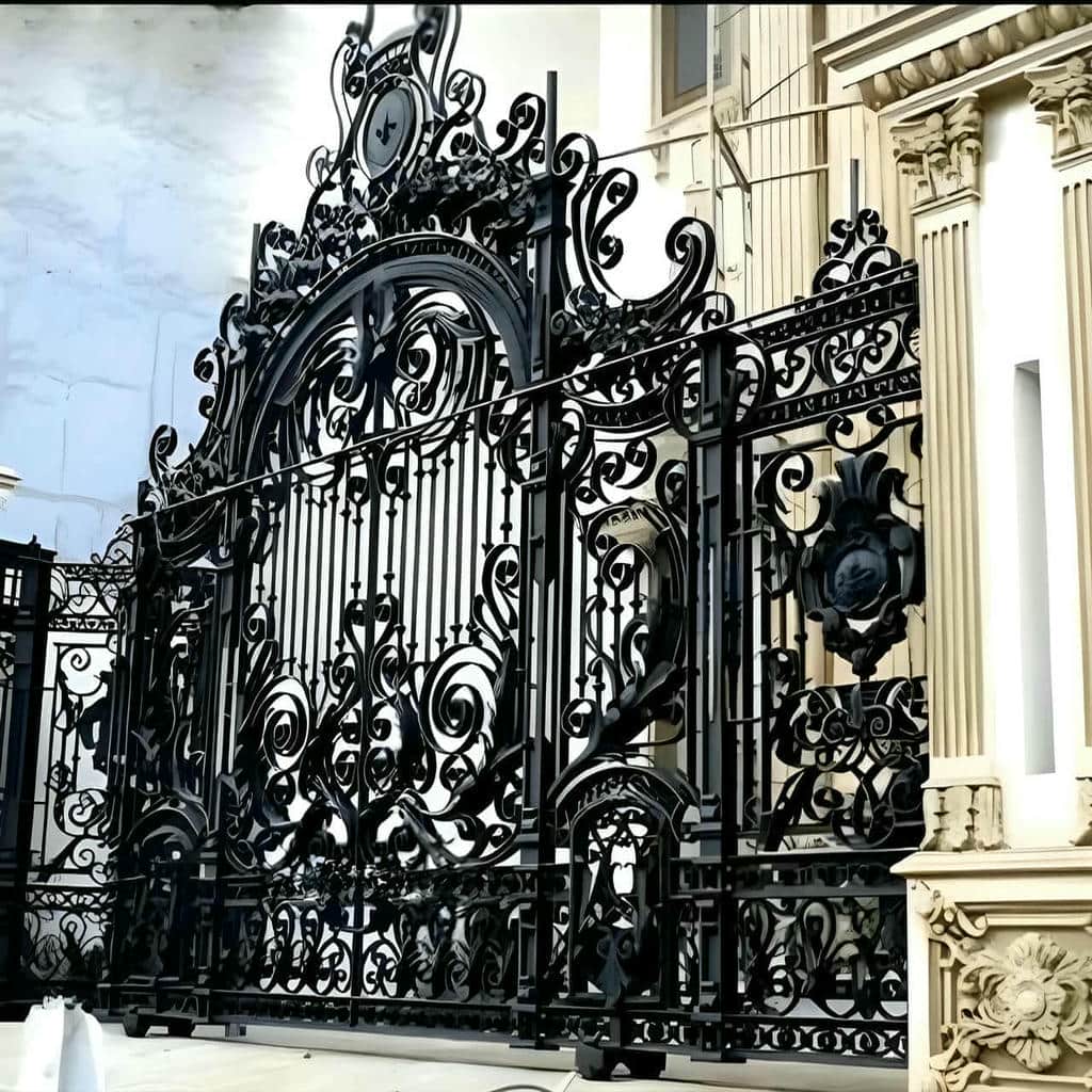 خدمات نصب درب آهنی شیک حیاط