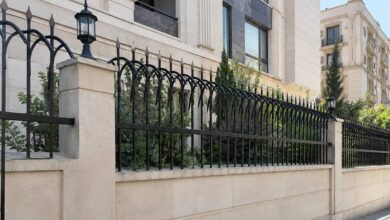 6 مدل نرده حفاظ دیوار ساده
