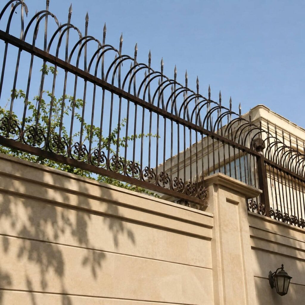 حفاظ سیم خاردار حلقوی برای بخش کم‌دید