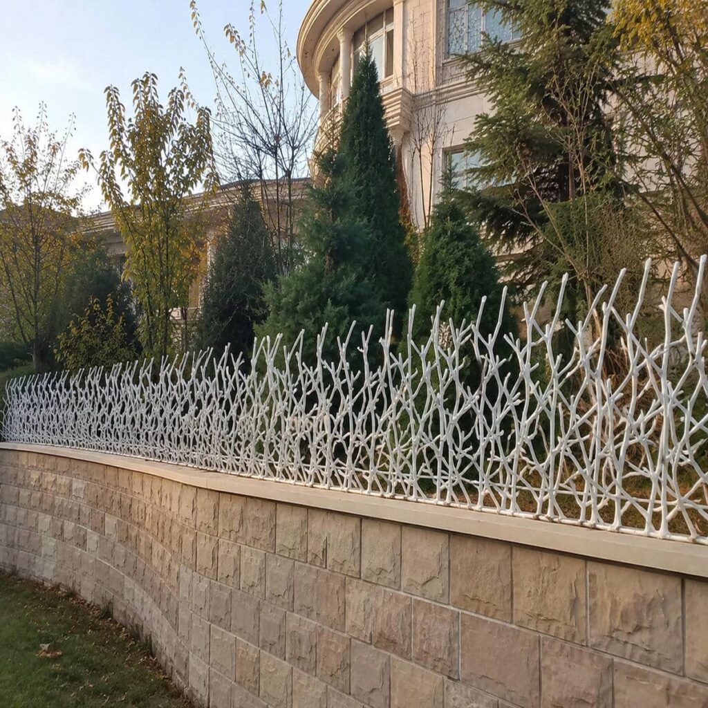 اجرای حفاظ شاخ گوزنی روی دیوار قابل دسترس