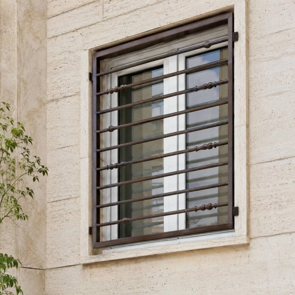 خدمات اندازه گیری نرده پنجره ساده پیش از ساخت