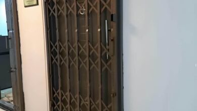 7 طرح درب آکاردئونی سه گل تسمه