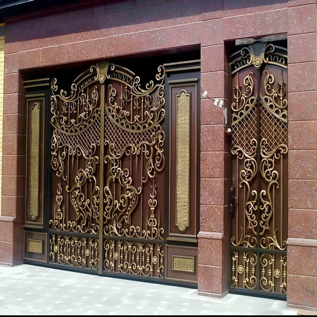درب آهنی سفارشی اردبیل با طراحی مدرن